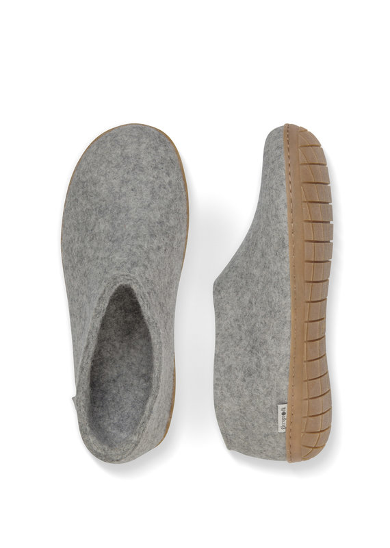 Glerups Glerups-Shoe-Natural Rubber-Grey