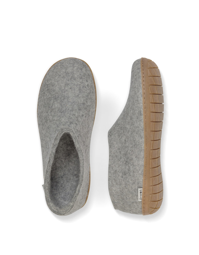 Glerups Glerups-Shoe-Natural Rubber-Grey