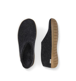 Glerups Glerups-Shoe-Natural Rubber-Charcoal