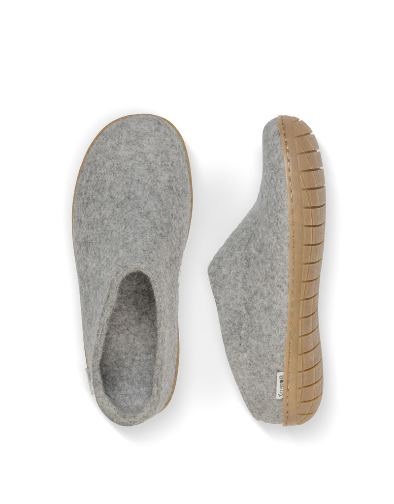 Glerups Glerups-Slip On-Natural Rubber-Grey