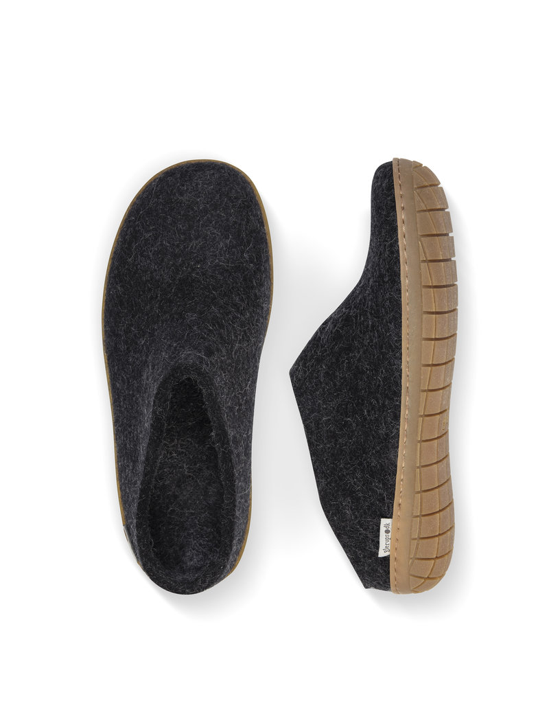 Glerups Glerups-Slip On-Natural Rubber-Charcoal