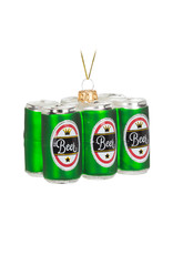 Abbott Beer 6 Pack Ornament -3.5"L