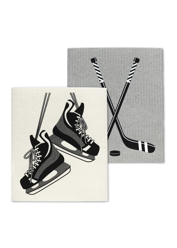 Abbott Skates & Sticks Dishcloth