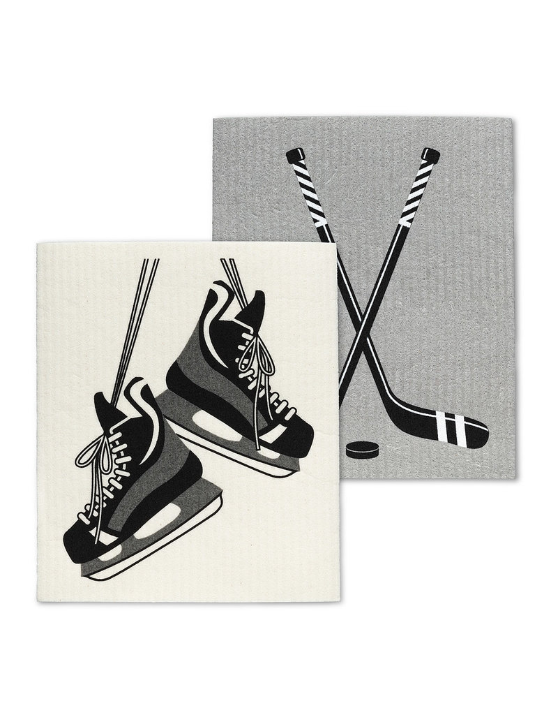 Abbott Skates & Sticks Dishcloth