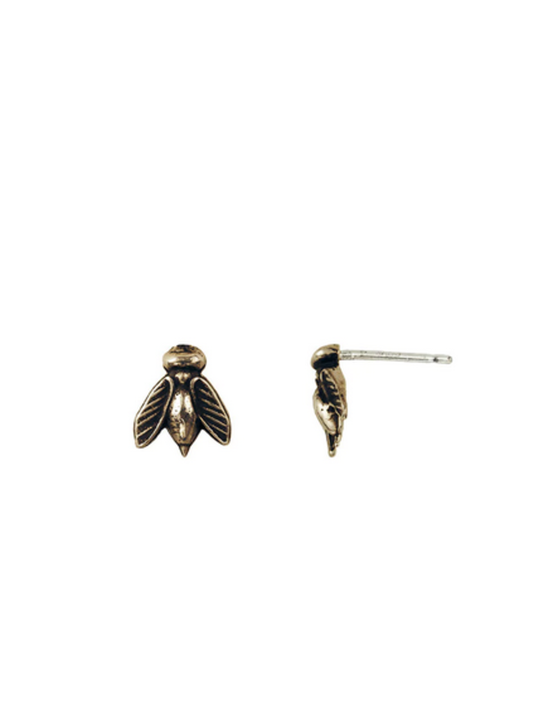 Pyrrha Pyrrha-Bee Symbol Stud Earring