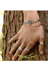 Pyrrha Pyrrha-Large Paperclip Bracelet-Bright Silver