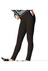 HUE HUE-Fleece Lined Legging-Black