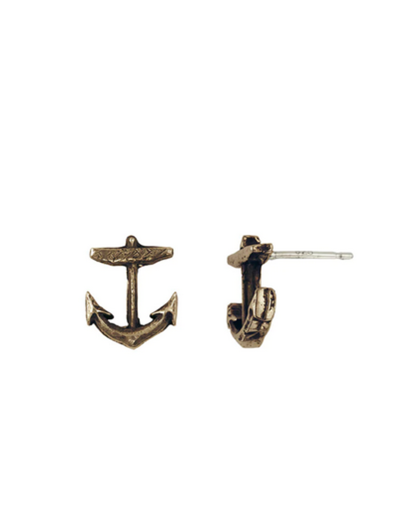 Pyrrha Pyrrha-Anchor Symbol Stud