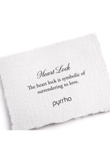 Pyrrha Pyrrha-Heart Lock Symbol Stud