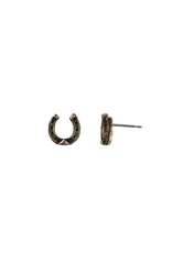 Pyrrha Pyrrha-Horseshoe Symbol Stud