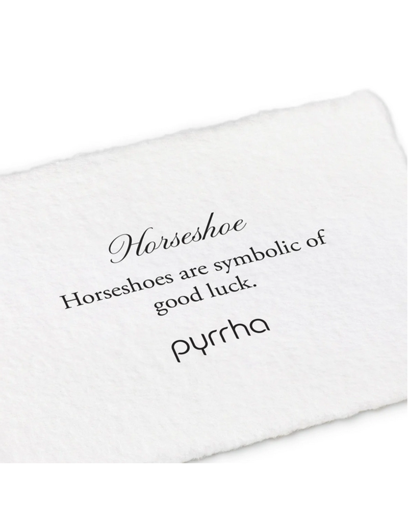 Pyrrha Pyrrha-Horseshoe Symbol Stud