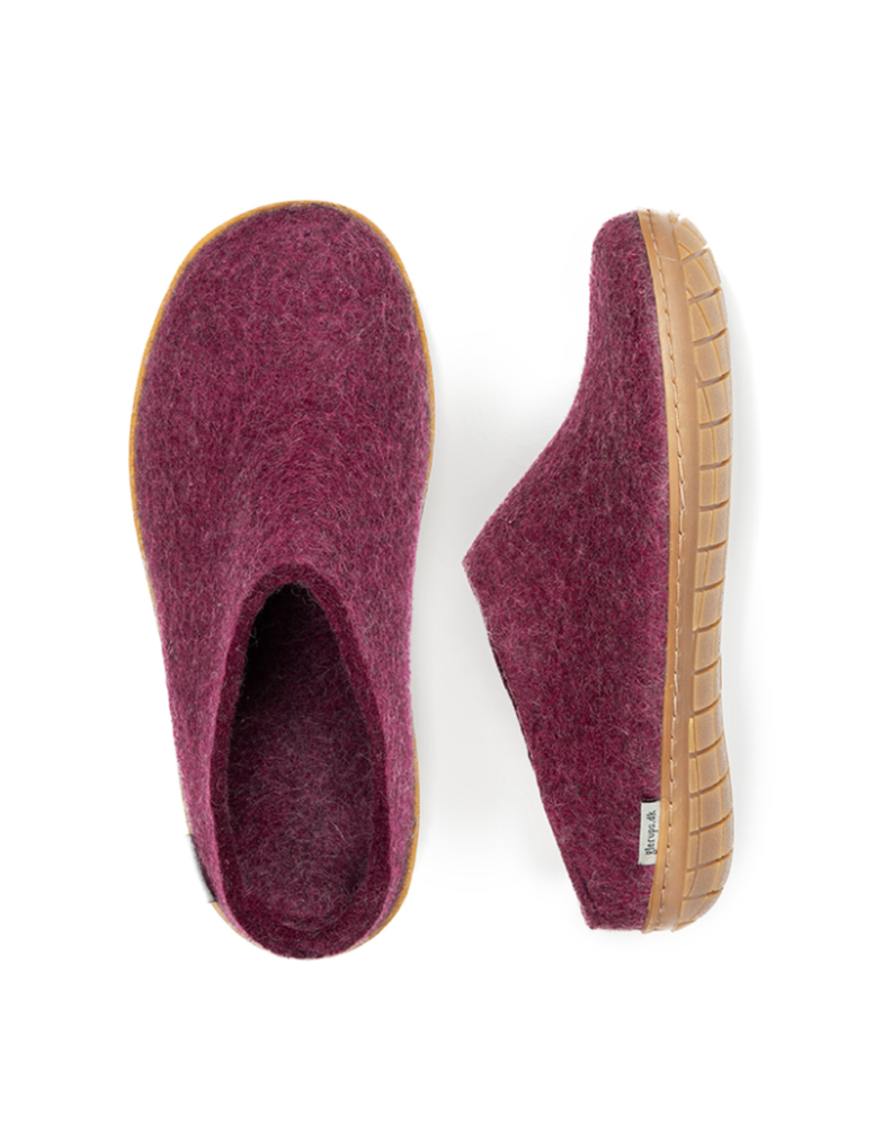 Glerups Glerups-Slip On-Natural Rubber-Cranberry