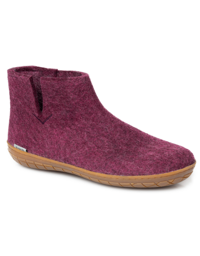 Glerups Glerups-Boot-Natural Rubber-Cranberry