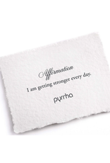 Pyrrha Pyrrha-I Am Getting Stronger Every Day Affirmation Talisman