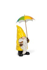 Abbott Large Gnome with Umbrella & Bird