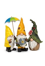 Abbott Large Gnome with Umbrella & Bird
