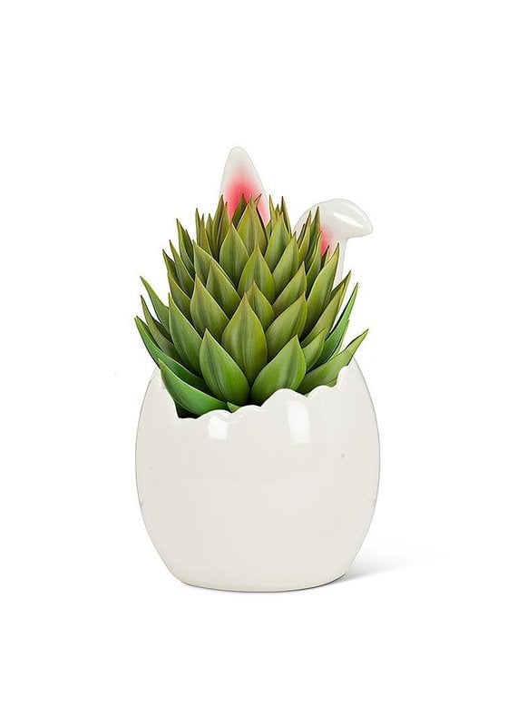 Abbott Large Egg with Bunny Ears Planter