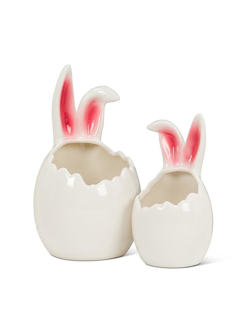 Abbott Large Egg with Bunny Ears Planter