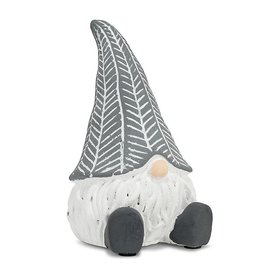 Abbott Sitting Gnome w/Grey Hat-Large