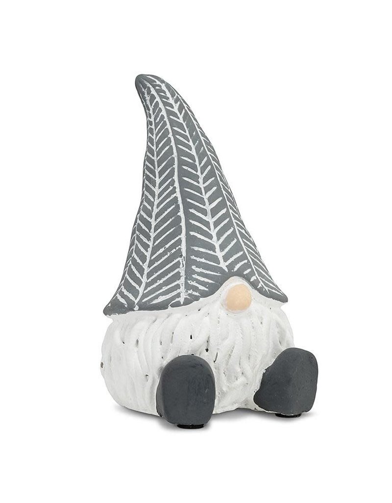 Abbott Sitting Gnome w/Grey Hat-Large