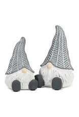 Abbott Sitting Gnome w/Grey Hat-Small