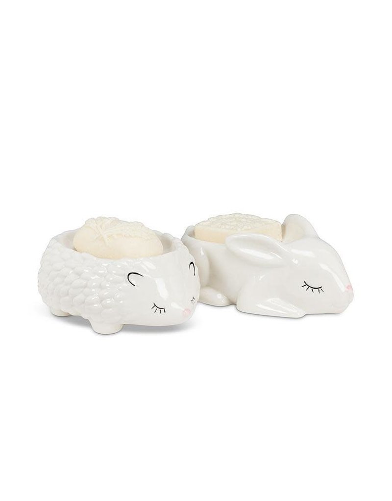 Abbott Sleeping Hedgehog Soap Dish-6"L