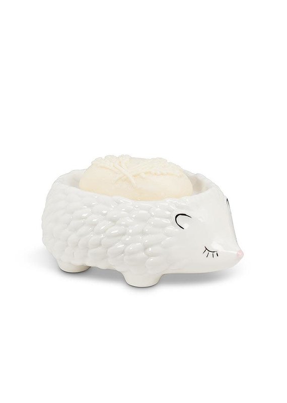 Abbott Sleeping Hedgehog Soap Dish-6"L