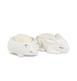 Abbott Sleeping Bunny Soap Dish-6.5"L