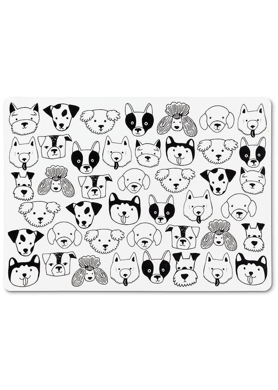 Abbott Simple Dog Faces Placemat