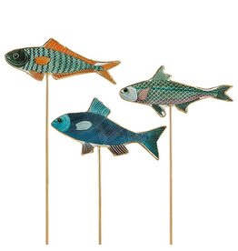 Abbott Swimming Fish Stake-20"H