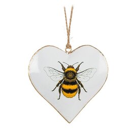 Abbott Bee Heart Ornament-4.5"