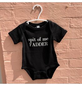 Meghan Ashley Designs spit of me FADDER Onesie