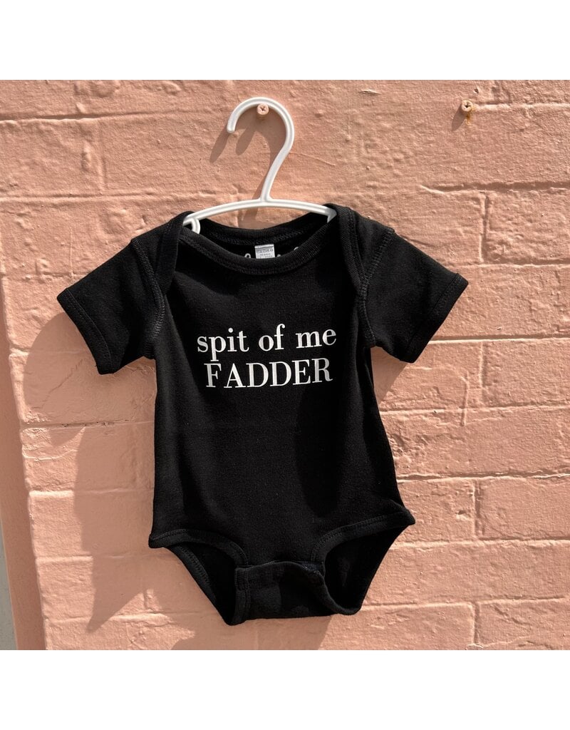 Meghan Ashley Designs spit of me FADDER Onesie