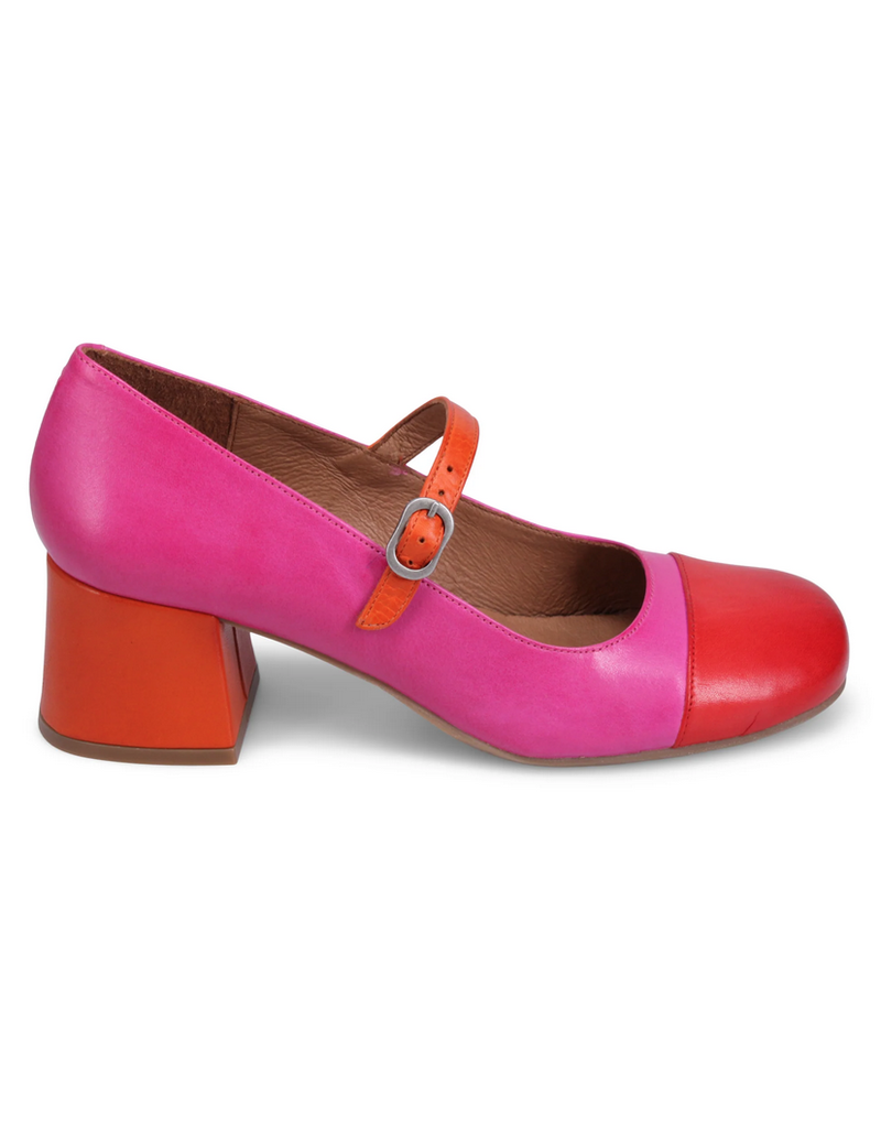 Miz Mooz Stafford-Scarlet/Fuchsia/Orange