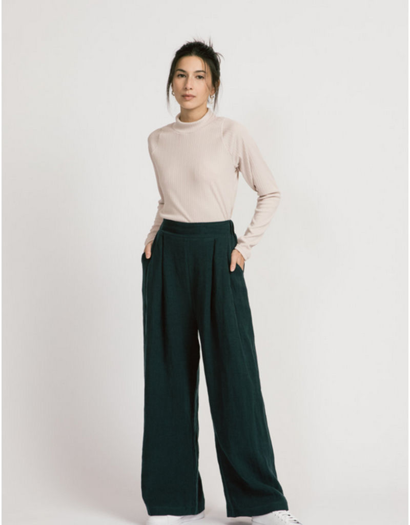 Willow Pants-Lagoon Linen