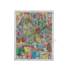 Mike Spearns Mike Spearns-Colourful Clapboard Print 16x20