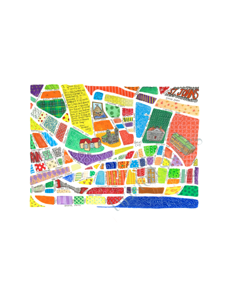 Mike Spearns Mike Spearns-Quilted City-16x20
