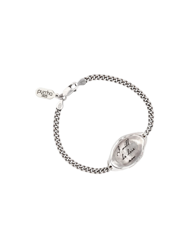 Pyrrha-I Will Let Go Of The Past Affirmation Talisman Chain Bracelet ...