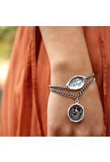 Pyrrha Pyrrha-I Will Be Here Now Affirmation Talisman Chain Bracelet