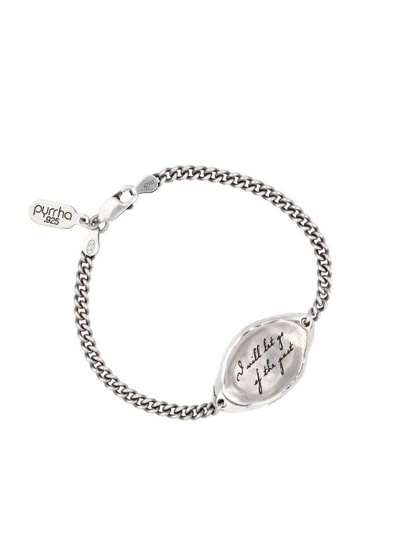 Pyrrha Pyrrha-I Will Let Go Of The Past Affirmation Talisman Chain Bracelet