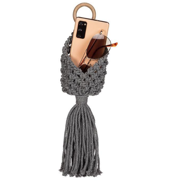 Macrame pouch sale