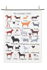 Abbott Dog Alphabet Kitchen Towel