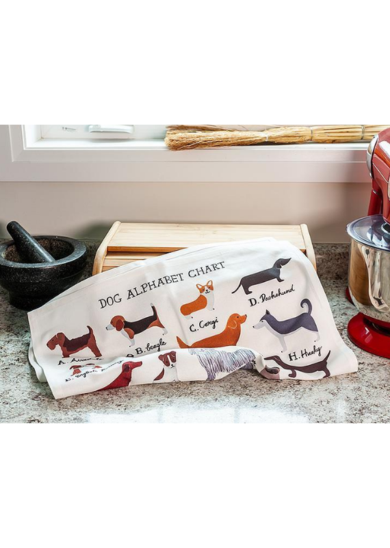 Abbott Dog Alphabet Kitchen Towel