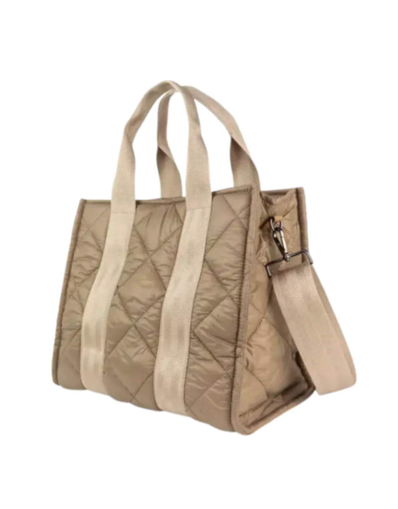 Only Accessories Quilted Strutured Tote