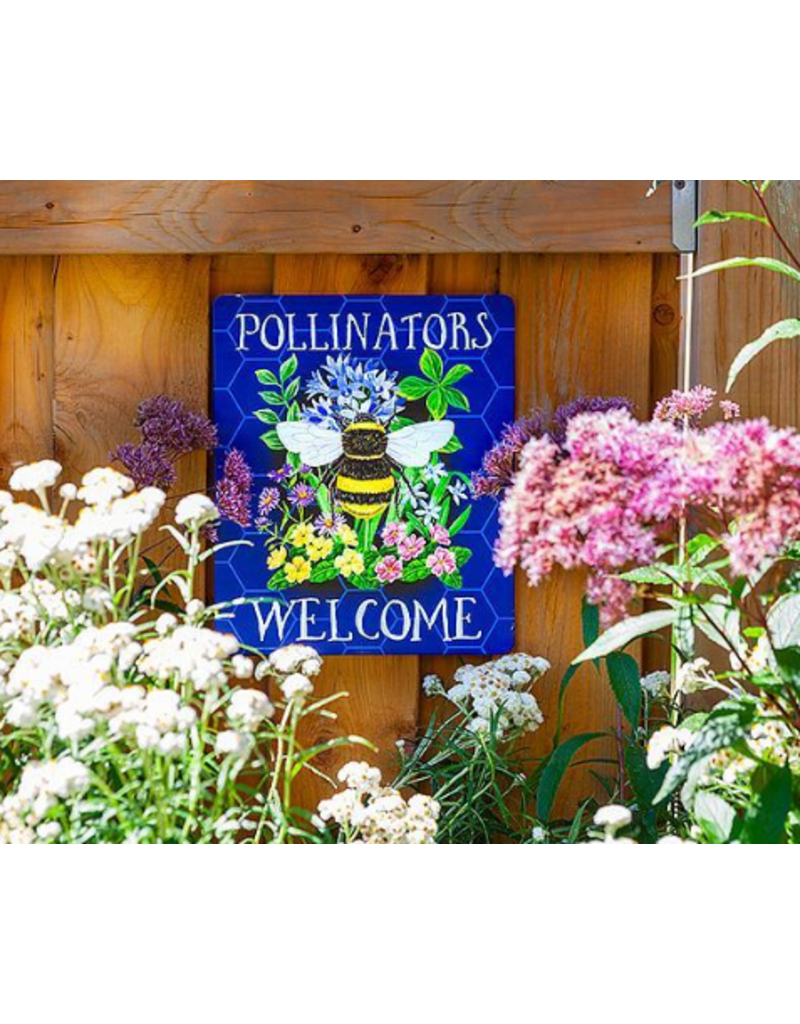 Abbott Pollinators Welcome Sign-12"H