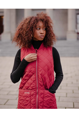 Mernini Mernini-Long Liner Vest-Merlot Red