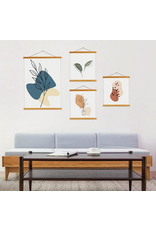 Sunauto Magnetic Poster Hanger-Teak-12"