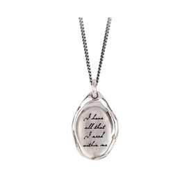 Pyrrha Pyrrha-I Have All That I Need Within Me Affirmation Talisman