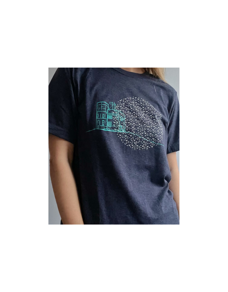 Twisted Sisters boutik Cabot Tower-Unisex T Shirt-Heather Navy