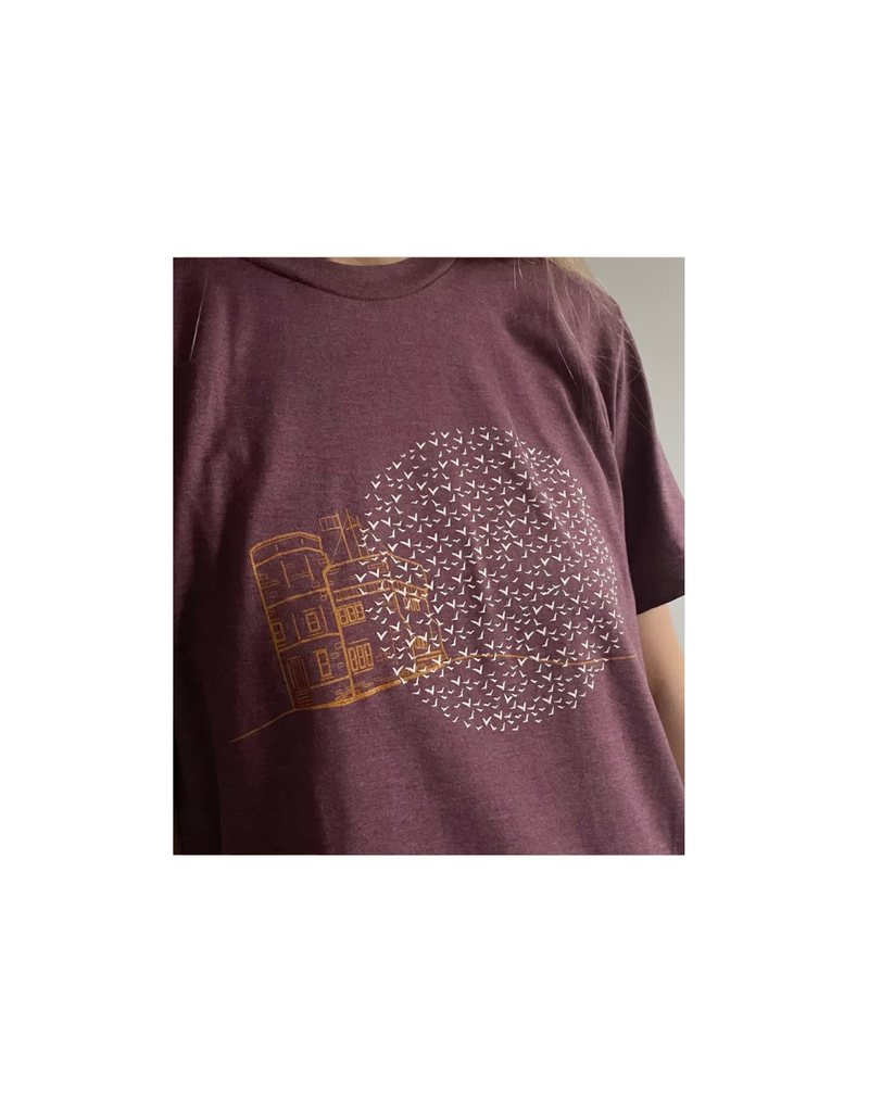 Twisted Sisters boutik Cabot Tower-Unisex T Shirt-Heather Maroon